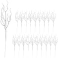 thumbnail image 1 of GOOHOCHY 20 piezas de ramas rizadas navideñas con purpurina para decorar jarrones, ramas artificiales para árboles de Navidad, 1 of 6