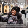 thumbnail image 4 of Funky Junque Slouchy Beanie for Women – Warm Winter Hat, Soft Chunky Cable Knit Oversized Slouch Beanies for Cold Weather, Cozy Stylish Fashion Hats - Black, 4 of 6
