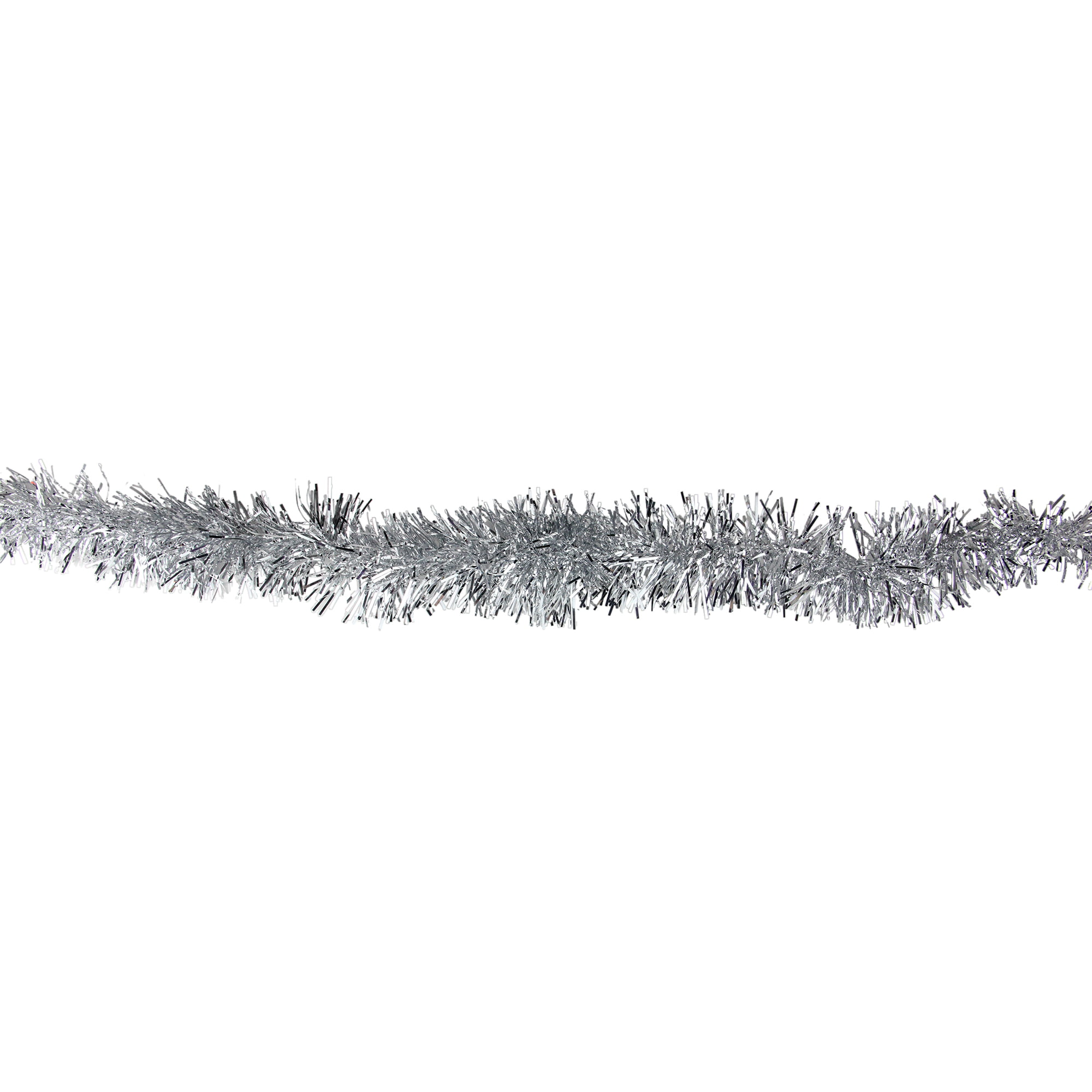 Northlight 50' x 2 White and Silver Christmas Tinsel Garland with  Snowflakes - Unlit, 1 - Fry's Food Stores