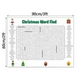 thumbnail image 3 of Word Search Poster Interactive Family Wall Game Holiday Activity with Included Pen, 3 of 7
