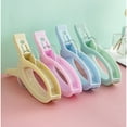 thumbnail image 4 of CCOCC 6 Pcs Clothes Pins,Oversized Clip Hair Barrettes,Thick Items Blanket and Quilt Clamping Hair Jewelry,Green, 4 of 4