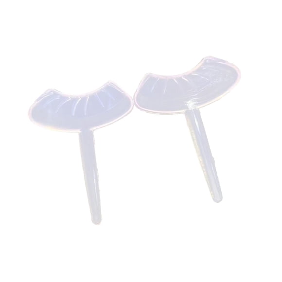 2 uds laje rápido perezoso debajo de la plantilla de pestañas, estampador debajo de las pestañas, herramienta de laje de ojos, herramienta violeta A