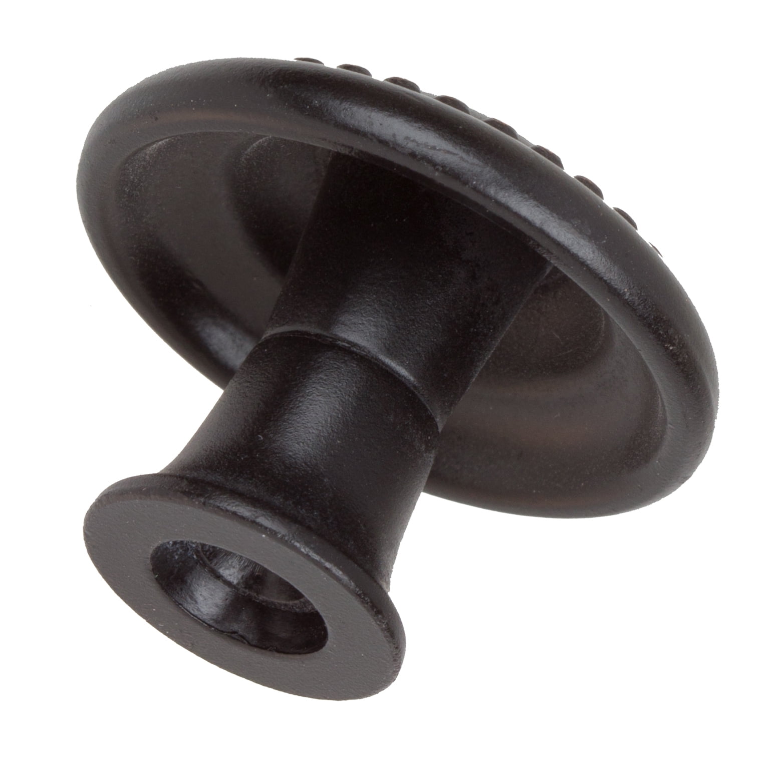 GlideRite 1.25 in. Round Beaded Cabinet Knob, Oil Rubbed Bronze