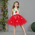 thumbnail image 2 of Hiijoy Girls Casual Outfits Sleeveless Strawberry Tutu Dress Bow Headband Set Clothing Set, 2 of 6