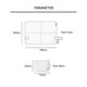 thumbnail image 5 of Oxford Cloth Portable Folding Pad Camping Mat Foam Sitting Pad Waterproof Beach Mat Hiking Picnic Thermal Insulation Pad, 5 of 5