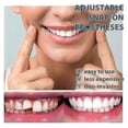 thumbnail image 2 of Clip in Veneers Teeth, 1 Pairs False Teeth - Clip in Veneers Teeth, Fake Braces Clip on Veneers Top and Bottom, Temporary Adjustable Snap-On Dentures, 2 of 4