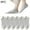 Gray, variant on Ankle Socks for Women Comfortable Breathable Solid Color be Non-Slip Daily Wear Leisure Sports6 Pairs BlackPinkFree Size