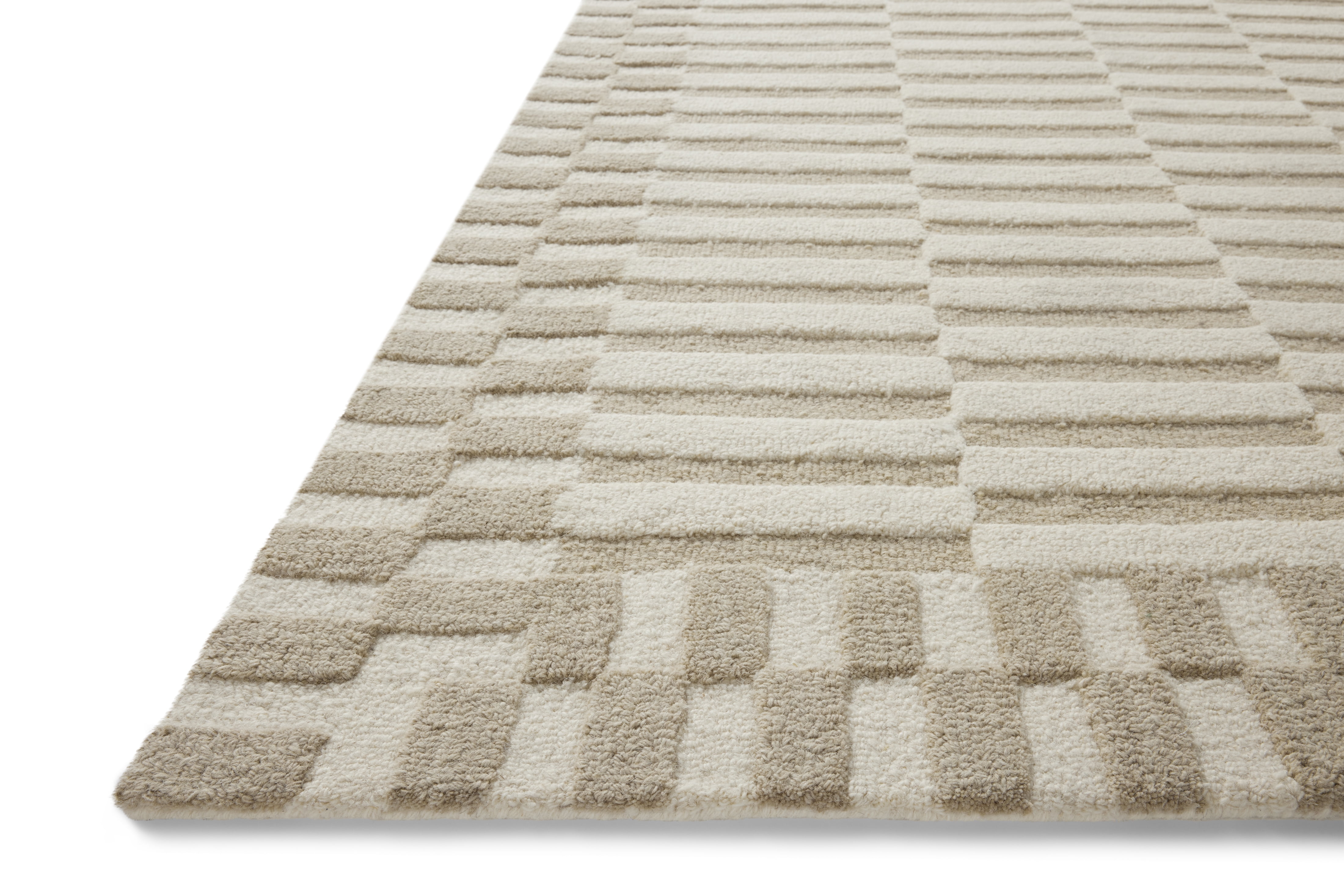 Chris Loves Julia x Loloi Bradley Ivory / Beige 5'-0" x 7'-6" Area Rug