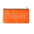 thumbnail image 6 of Orange Tool Bag - Heavy Duty 600x Oxford Cloth - Zipper Pouch Organizer, 6 of 8