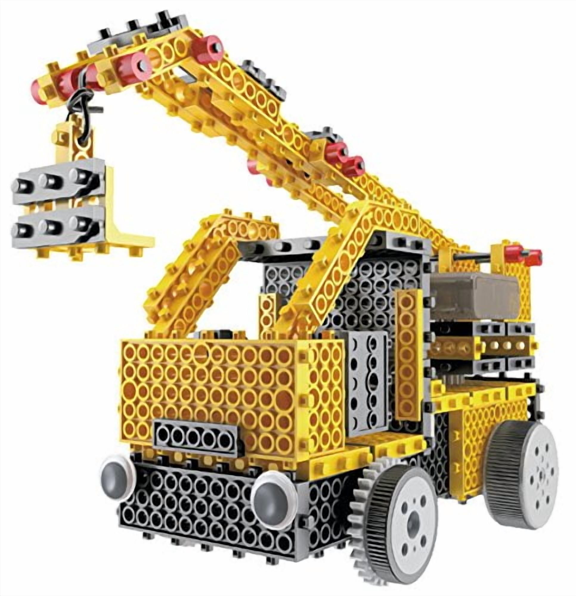 Build Your Own Robot Toys For Kids Ingenious Machines Remote Control Robot Building Kit (Crane, Forklift, Bulldozer & Truck) Robot Toys For Boys Aged 6 7 8 9