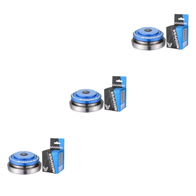 Eigraketly VIARON Universal Mountain Bike Bearing Headset 42-52mm Rodamientos dobles Accesorios de ciclismo Reemplazo de piezas Azul Type1 NO1