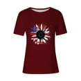 thumbnail image 4 of Mareep Blouse pour Femmes P-3 TG Chandail Décontracté à la Mode pour Femmes Imprimé à Manches Courtes Col Rond Haut Hauts pour Dames Liquidation Cadeau, 4 of 4
