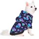 thumbnail image 2 of Fotbe Skull flower funny Sudadera con Estampado para Perros Pequeños – Suéter con Capucha para Mascotas, Tela Suave de Forro Polar con Bolsillo-X-Small, 2 of 7