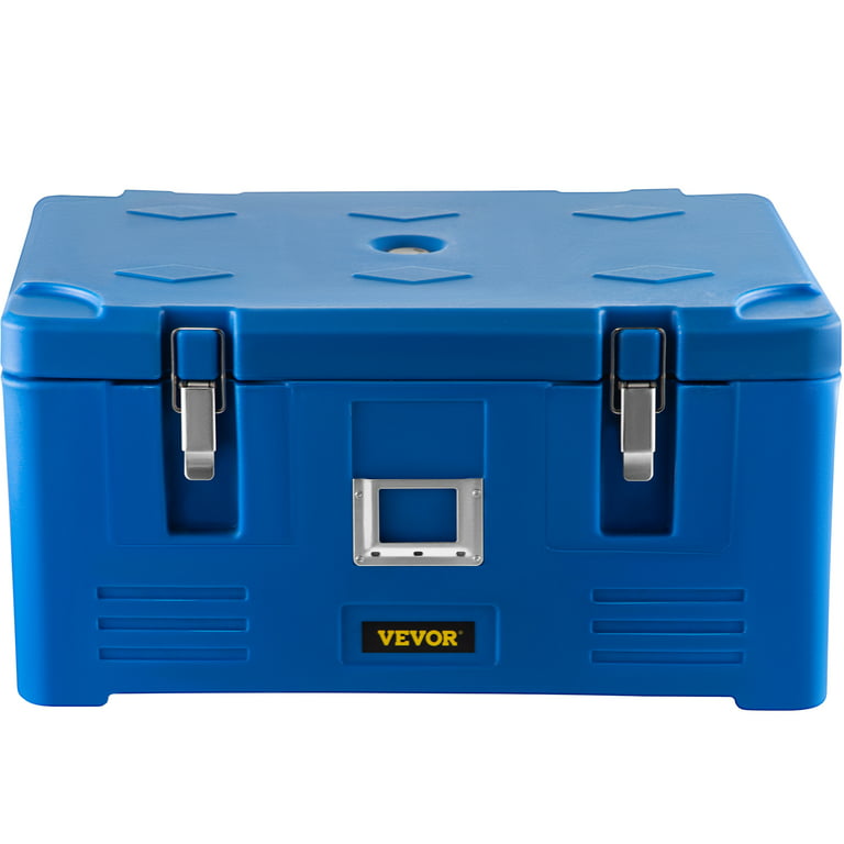 VEVOR Insulated Food Carrier 32 Qt. Capacity Stackable Catering Hot Box  with Stainless Steel Barrel Food Warmer, Blue SPBWXLSBWT30L0PMSV0 - The  Home Depot
