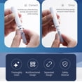 thumbnail image 3 of Bluetooth Earbuds Cleaning Pen with Soft Microfiber Brush Portable Multifunctional Earphone Cleaning Pen Durable Earbuds Wash Cleaning Tools for Airpods Keyboard Earphone Case, 3 of 3