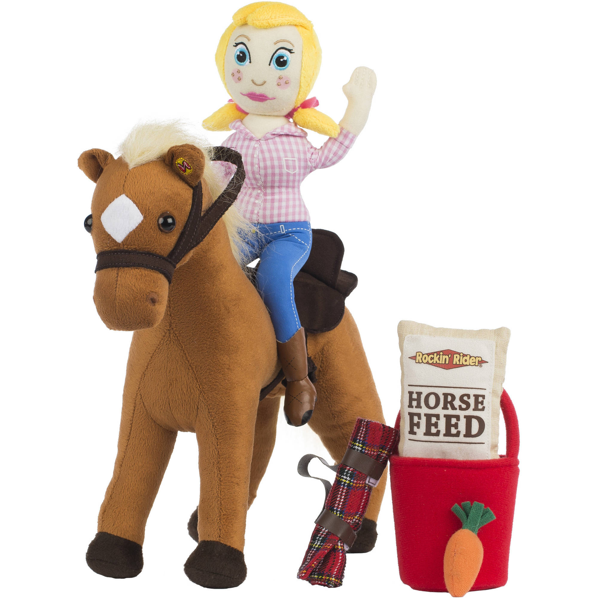 Rockin' Rider Little Rider & Horse Play Set, Horse & Doll