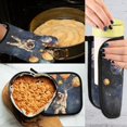 thumbnail image 5 of Yayeee Oven Mitts and Pot Holder Set of 4 Heat Resistant Kitchen Gloves Baking Hot Pad, Watercolor Astronaut, 5 of 5