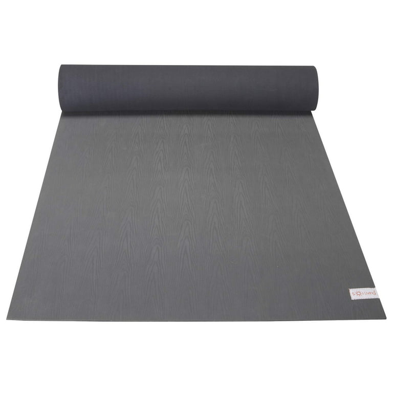 Sol Living Natural Rubber Yoga Mat Stretching Pilates Meditation Exercise  Mat Gym Equipment Non Slip Portable Travel Yoga Accessories Foldable  Workout Mat - 24 x 72 - Grey 