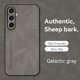 thumbnail image 3 of Sheepskin Leather Case For Samsung Galaxy S23 S23Ultra S22 S21 S20 S10 S9 Plus S23FE Note 20Ultra 10 9 8 Luxury Matte Back Cover, 3 of 5