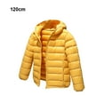 thumbnail image 3 of tredstone Winter Essential Kids Windproof Jacket For Cold Days Down Clothing Jackets Down Coat For Winter yellow+120cm, 3 of 6