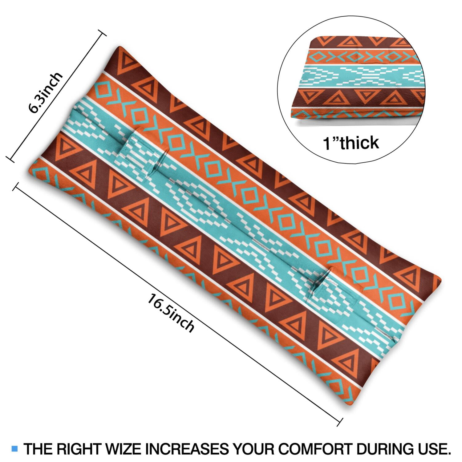 Recovery Seat Belt Cushion Multi-Surgery Support Pillow for Heart & Abdominal Procedures (Symmetrical Design)