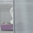 thumbnail image 3 of Polyester Linen Texture Semi-Sheer Grommet Lightweight Curtain Pair(Set of 2), 3 of 15