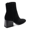 thumbnail image 2 of AQUA COLLEGE Womens Black Waterproof Tora Round Toe Block Heel Zip-Up Heeled Boots 9.5 M, 2 of 4