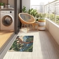 thumbnail image 4 of Yayeee Doormat for Indoor Entrance 32" x 20" Non Slippery Floor Rug, Retro Pine Tree, 4 of 8
