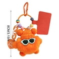 thumbnail image 3 of Horivan Mini Plush Keychain Toy Adorable Soft Stuffed Animal Charm for Bags and Keys Cute Animal Keychain Accessory, 3 of 7