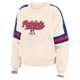 thumbnail image 2 of Women's WEAR by Erin Andrews  Cream New England Patriots Stripe Pullover Sweater, 2 of 4