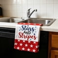 thumbnail image 6 of Memorial Day Saving!4th of July Decorations, Patriotic Themed Kitchen Towels Independence Day Cleanning Towels Cleanning Cloth Kitchen Dishcloth, 6 of 6