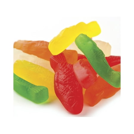 Gummi poisson 2 livres de fruits assortis en vrac bonbons gélifiés