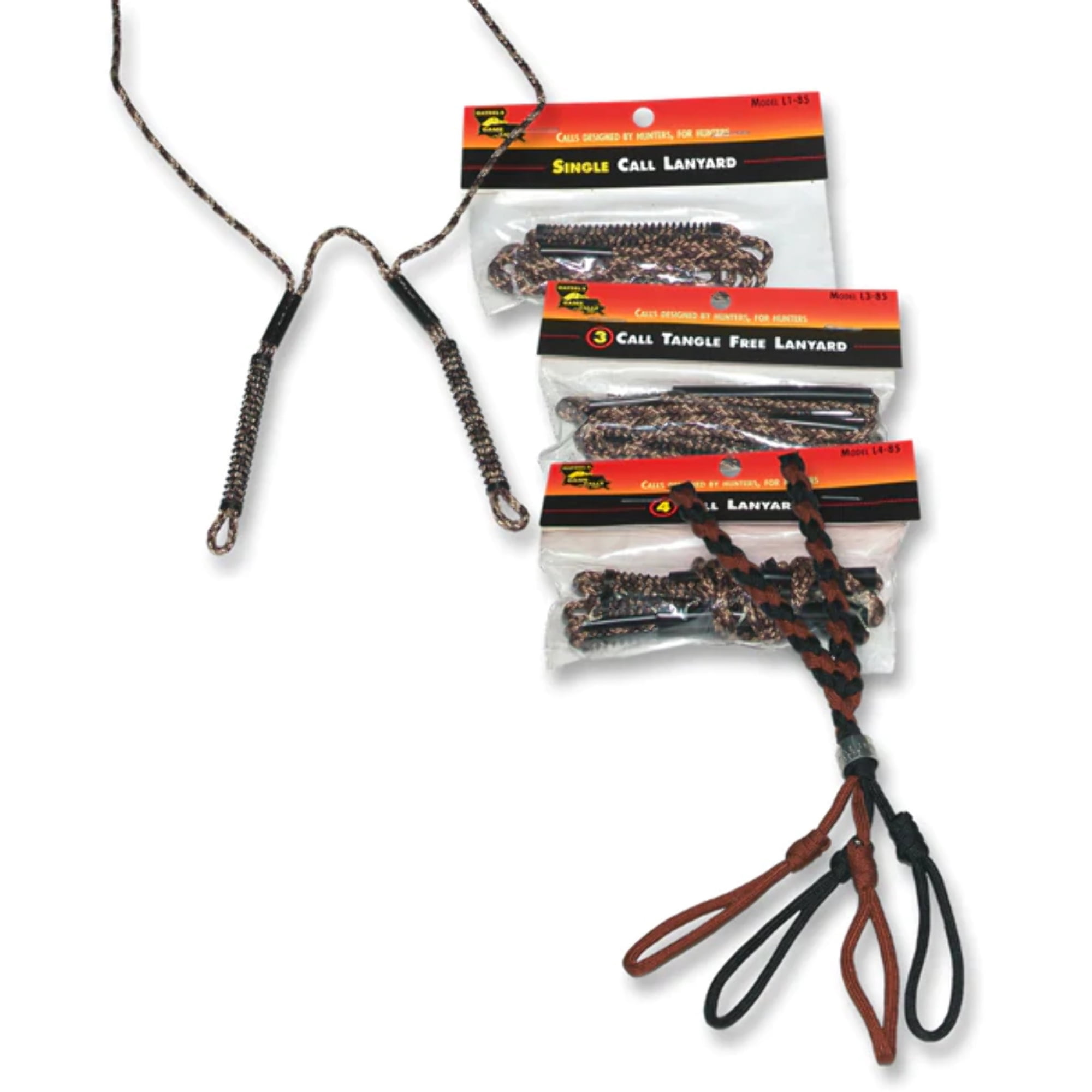 Haydel Game Calls L3-85 2 oz Triple Game Call Lanyard Camo