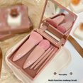 thumbnail image 4 of Daily Mix Store 5pcs Mini Cosmetic Portable Travel Makeup Brushes Set with Mirror Box YDK -, 4 of 9