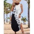thumbnail image 4 of Vestido de verano Zeagoo 2025 vestido de verano con estampado de flores para mujer, 4 of 5