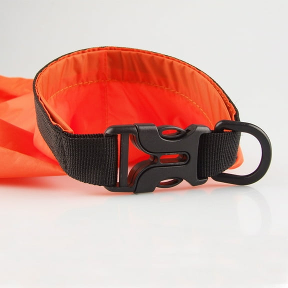 Phenofice Orange 15L Dry Sack Nylon Bag - Outdoor Gear for Camping, Hiking, Kayaking, and Water Activities