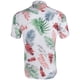 thumbnail image 3 of Blusa de camisa de manga corta con solapa de moda informal con patrón estampado para hombre Pompotops oipoqjl47129, 3 of 8