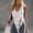 White, variant on Women's Lace V-Neck Tank Top – Fringe Asymmetrical Hem, Sleeveless Solid Color Blouse, Everyday & Date Wear White,XXL