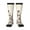 3 Black, variant on Cowboys Riding Horses print thigh-high socks, crafted for both men and women with a stretchy, high-opaque design perfect for daily wear