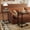 Dark Brown, variant on Skandiquip C Shaped Table, C Table to Slide Under Couch, Sofa, Bed, Wood Tray Top, End Table, Side Table, Dark Brown