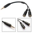 thumbnail image 4 of Adaptador Cable Divisor en Y Con Micrófono para A 2 Audio Estéreo 3 5 Mm, 4 of 9