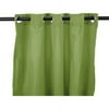 Jordan Manufacturing 54" x 96" Sage Green Solid Grommet Semi-sheer Outdoor Curtain Panel