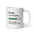 thumbnail image 1 of Personalized Army Gift Mug-Custom Mug for Army-Army is Recharging Coffee Mug-Fun Coffee MU - As Picture - 15Oz, 1 of 5