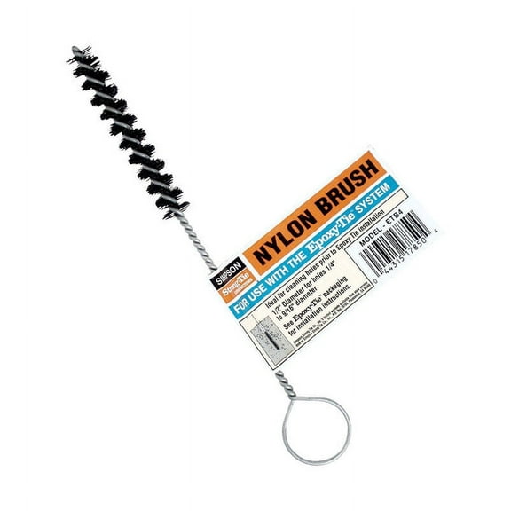 Simpson Strong-Tie 0.5 in. W Medium Bristle 5 in. Metal Handle Cleaning Brush