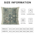 thumbnail image 6 of Pack ofAntique Turkish Throw Pillow Covers, Boho Pillow Covers, Blue Khaki Damask Floral Bohemian Flowers Retro Cushion Covers, Exotic Tribal Medallion Egyptian Cushion Cases, 6 of 6