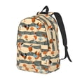 thumbnail image 1 of Disketp Funny Chicken Mochila de Lona Estampada, Mochila Escolar de Viaje Ligera para Estudiantes y Portátil-Small, 1 of 5