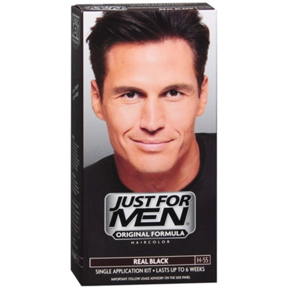 JUST FOR MEN Hair Color H-55 Real Black 1 Each (Pack of 2)