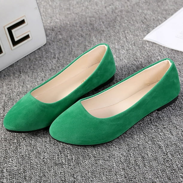 Yindaity Women's Suede Low Heeled Pointed Single Shoe Flat Sole Shoes Fashionable Solid Color Comfortable Casual Shoes Mint Green,6 - Walmart Business Supplies Yindaity Women's Suede Low Heeled Pointed Single Shoe Flat Sole Shoes Fashionable Solid Color Comfortable Casual Shoes Mint Green,6 - Walmart Business Supplies