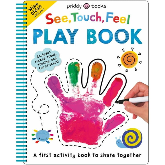 See Touch Feel: Play Book (Spiral-Bound)