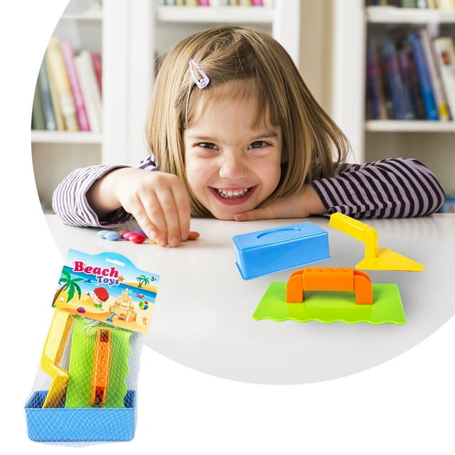 HUASHENG Outils de Brique Jouet Combinaison Jeu Extérieur avec Neige et Sable Outils (3 Pcs) Interaction Parent-Enfant Jouer Neige